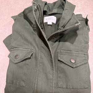 Market & Spruce Green Hooded Jacket